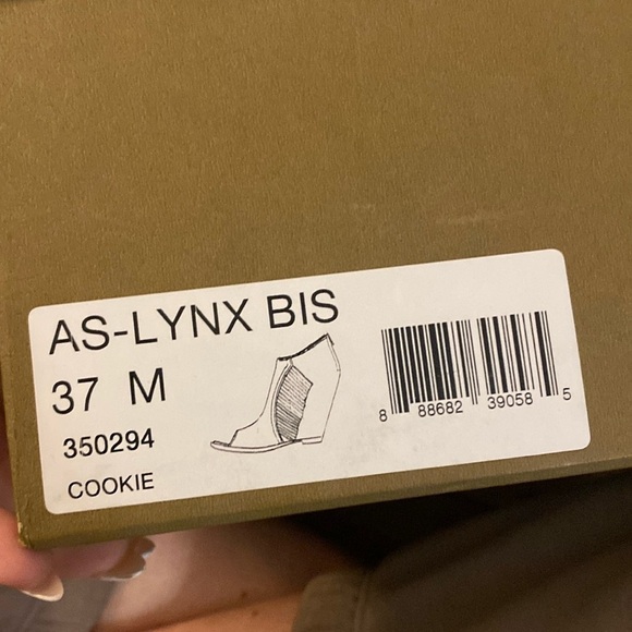 Ash Women’s Brown Wedge Open Toe Heels With Fringe Size 37 - Picture 10 of 10